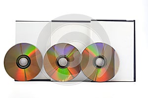 DVD blue ray discs with cases white background movie CD