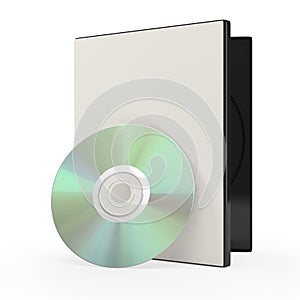 Dvd or cd disk and case