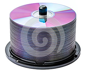 DVD disc stack