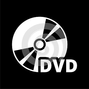 DVD icon on dark background