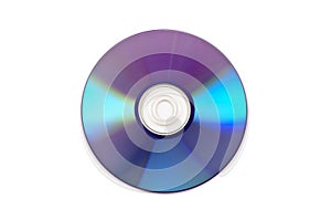 DVD isolated on white