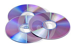 DVD isolated on white
