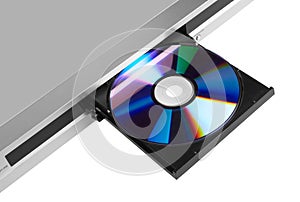 DVD player ejecting disc photo