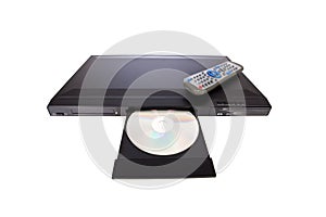 DVD player ejecting disc with remote control