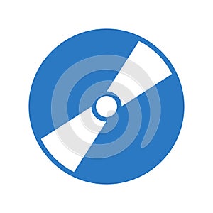 DVD glyphs color vector icon