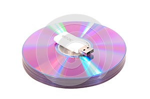 DVDs with flash drive