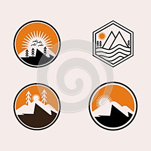 dventure logo design vector template