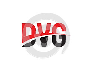 DVG Letter Initial Logo Design Vector Illustration
