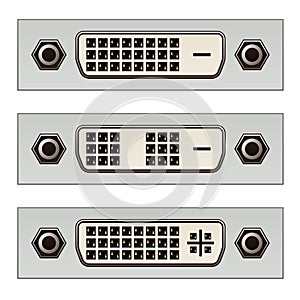 Dvi digital pc video connectors