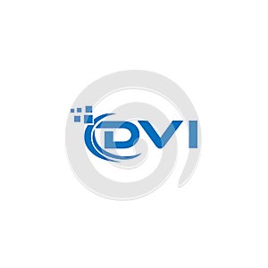 DVI letter logo design on white  background. DVI creative initials letter logo concept. DVI letter design