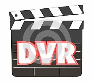 DVR Digital Video Recorder Save Movies Program Watching 3d Illus