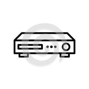 dvr icon isolated on white background