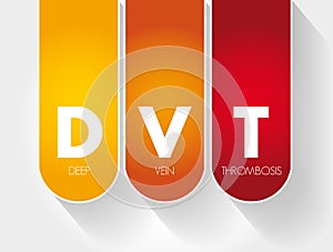 DVT - Deep Vein Thrombosis acronym