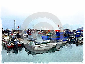 DW Fishing boats Marina