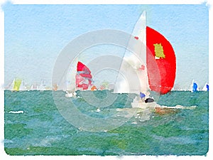 DW saiboats racing 1