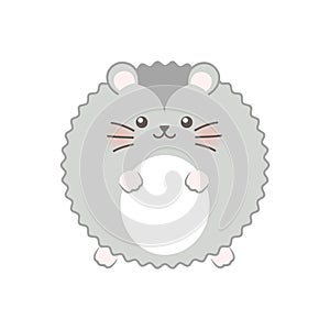 Dwarf hamster. Vector illustration