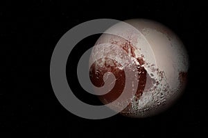 The dwarf planet Pluto