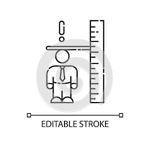 Dwarfism linear icon photo