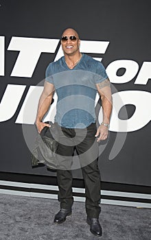 Dwayne Johnson at `The Fate of the Furious` New York Premiere