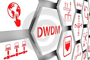 DWDM concept cell background