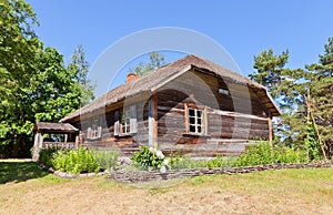 Dwelling house circa 1840s in Ethnographic Open-Air Museum of