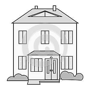 Dwelling houses icon