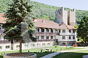 A dwelling in the Manasija monastery in Serbia