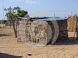 Dwelling in the poorest areas of northern Namibia photo