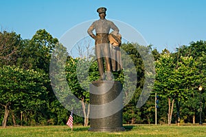 Dwight D Eisenhower Statue, in Alexandria, Virginia