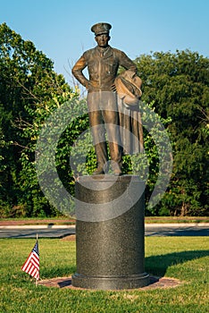 Dwight D Eisenhower Statue, in Alexandria, Virginia