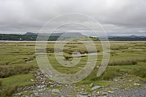 Dwyryd Estuary landscape in Wales