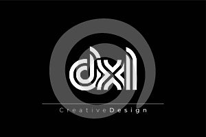 DXL Creative Unique Modern Letter Logo Design