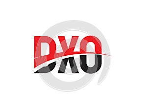 DXO Letter Initial Logo Design Vector Illustration