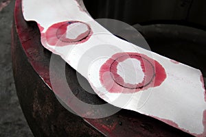 Dye penetrant inspection