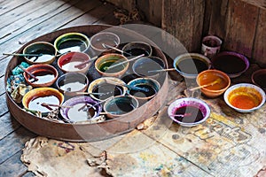 Dyes for coloring textile photo