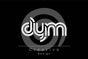 DYM Creative Unique Modern Letter Logo Design