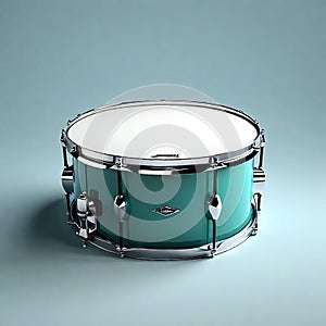 Dynamic 3D Rendered Illustration of a Beats Drum on Solid Background