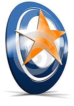 Dynamic 3d vector logo photo