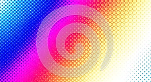 Abstract Rainbow Dotted Pattern Texture