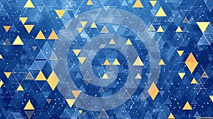 Abstract Geometric Network Background