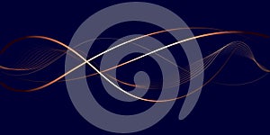 A dynamic abstract background featuring flowing, layered lines that create a sense of movement and fluidity