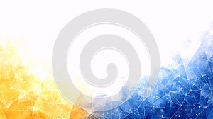 Abstract Geometric Gradient Background with Network Connections