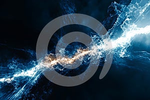 A Dynamic Abstract Background with Shards of Light