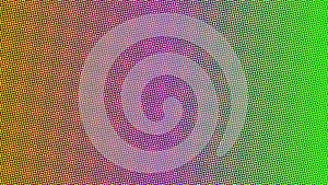 Vibrant color gradient halftone dot pattern abstract background texture design