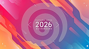 Dynamic abstract colorful future background design
