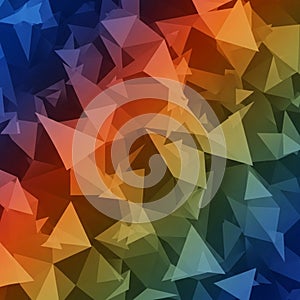 A dynamic abstract design featuring a multitude of translucent, overlapping