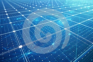 Vibrant blue abstract tech pattern background