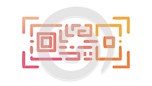 Dynamic Abstract Digital Data Pattern, vector design Generative AI