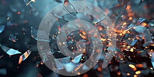 Dynamic Abstract Exploding Colors Light