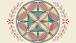 Dynamic Abstract Flowing Lines Pattern, vector design Generative AI